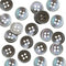 20 Pieces Genuine Grey Smoke Mother of Pearl Buttons for Women Men Shirts Dresses Polo DIY Sewing Craft (10MM)...