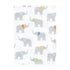 Hudson Baby Unisex Baby Flannel Burp Cloth 12pk, Teal Elephant, One Size...