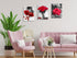 Ardemy Red Rose Canvas Wall Art Flowers Pictures Bathroom Decor, Black White Florals Painting Modern Romantic Framed for Bedroom Living Room Dinni...