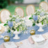 AZXTOSPEZ White Wedding Vases for Centerpieces: Small Flower Vase for Tables - 5 Inch Metal Compote Bowl Urn Pedestal for Party Anniversary Event ...