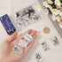 SUNNYCLUE 1 Box 22Pcs Tarot Charms Bulk Tarot Card Charm Rectangle Antique Silver Magic Stainless Steel Astrology Divination Charm for Jewelry Mak...