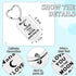 Nana Gift from Granddaughter Grandson I Love You to the Moon and Back Nana Keychain Cute Heart Key Ring Engraved Grandma Keychain Jewelry for Wome...