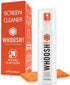 WHOOSH! Screen Cleaner Spray and Wipe - 3.4 fl oz + 1 Microfiber Cloth Wipes - Travel Size Electronic Cleaner for Car, Computer, Laptop, iPad, Mac...