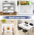 Drawer Liner, Shelf Liners for Kitchen Cabinet Waterproof & Oil-Proof Cupboard Liner Non-Slip Drawer Mat PVC Material Non Adhesive Kitchen Liner f...