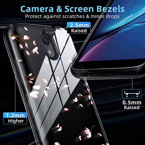 3 Pack for Hot Pepper Serrano 3 A95B Case Clear,Transparent Shockproof Protective Phone Cases Slim Thin Cute Pink Cover for Hot Pepper Serrano 3 A...