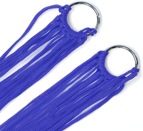 Mesh Hammock, Thick Camping Swing Hammock Safe for Picnic for Hiking(Blue)...
