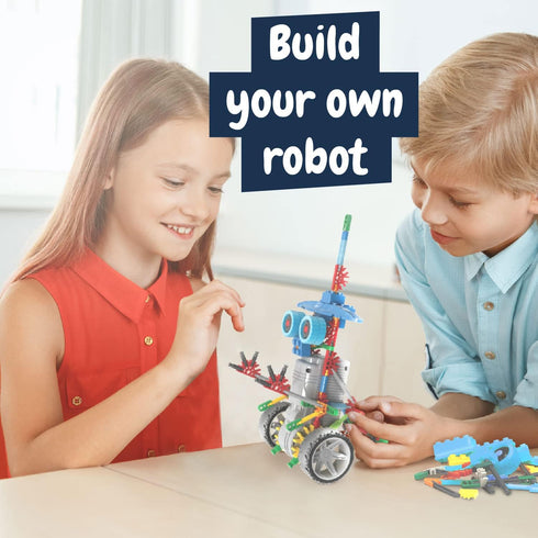 Science4you Deltabot Robot Toy Kit for Kids Age 8-12 - STEM 117 Pieces Robotics Kit, Build your Own Robot Toy for Kids Age 8+, Educational Science...