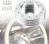 1'' Steering Wheel Hub Adapter Conversion Spacer,6 Hole to 3 Hole Steering Wheel Adapter Boss Kit(Silver)...