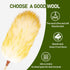 Lambs Wool Duster 20 Inch Handheld Wooden Wool Duster for Cleaning Window Blinds Computer Furniture (2PCS)...
