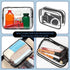 16 Pieces Clear Makeup Bags Bulk, TSA Approved Toiletry Bag for Travel, PVC Waterproof Travel Small Pouches Clear Pouch with Zipper for Men and Wo...