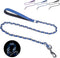 HOMIMP Heavy Duty Dog Leash Chew Proof 4 FT, Reflective Dog Leash for Medium Large Dog, Metal Dog Training Leashes with Soft Padded Handle, Strong...
