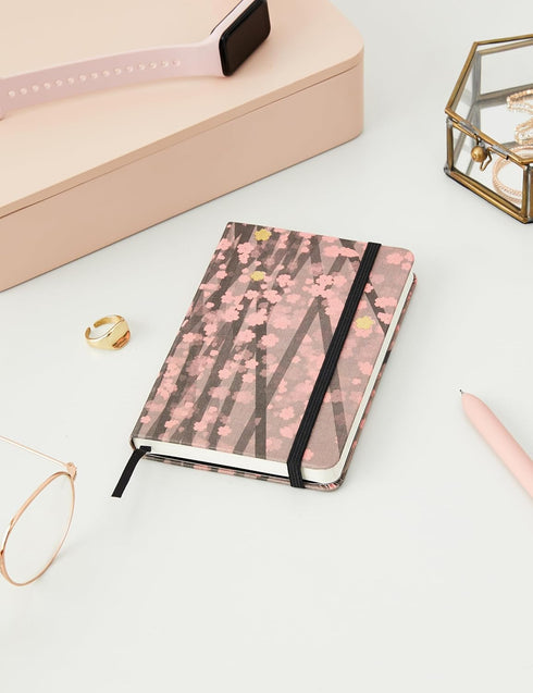 Moleskine Limited Edition Sakura Notebook, Hard Cover, Pocket (3.5" x 5.5"), Ruled/Lined, Floral, 176 Pages...