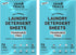 Zero Trace All Natural Laundry Detergent Fragrance Free Sheets - Eco Friendly & Unscented Laundry Detergent (144 Loads 72 Sheets)...