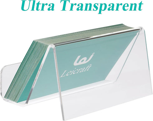 Acrylic Business Card Holder for Desk,Card Organizers and Office Desk Accessories for Men and Women (2)...