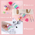 4 Pcs Makeup Sponge Holder Case, Beauty Blender Holder Cosmetic Egg Makeup Sponge Powder Puff Protective Container Storage Box for Travel (Transpa...