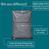 Hanging Laundry Hamper,Door Hanging Hamper with Width Opening, Over the Door Laundry bag with hooks, Laundry Collector and Over Door Storage Bag (...