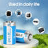 CR2 3V Lithium Battery 900mAh 10 Pack with PTC Protection DL-CR2 for Boresighter Golf Rangefinder,Mini55,Baby Monitor, Flashlight (Non-Rechargeabl...