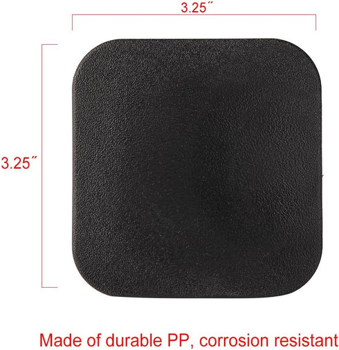 CZC AUTO Trailer Hitch Cover, 2 inch Tow Receiver Tube Plug Cap, 2" Black Hitch Ball Insert Compatible for Toyota Mercedes Mopar Audi F150 Ford GM...