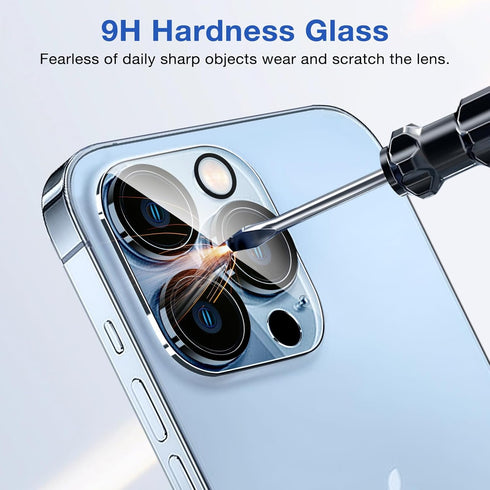 3+3 Pack iPhone 13 Pro Max Privacy Screen Protector with Camera Lens Protector, Anti Spy Tempered Glass Film 9H Hardness Bubble Free Shatterproof ...