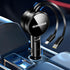 Retractable Car Charger for iPhone and Android Fast Charging, Car Charger with Retractable Cords(2.6Ft), USB-C Ports,Compatible with iphone15/ Pro...