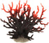VOCOSTE Coral Reef Decor, Mini Faux Coral Decor for Aquarium Decorations, Black Red,6.5"x5.83"...
