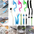 12Pcs Small Cleaning Brush, Crevice Gap Cleaning Brush,Door Window Track Groove Corner Crevice Cleaning Brushes for cleaning window grooves/Bathro...