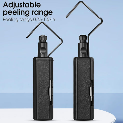 A-1940 circular optical cable stripping knife for 19-40mm cable stripper Fiber optic sheath stripper Vertical and horizontal With 1 spare blade fo...
