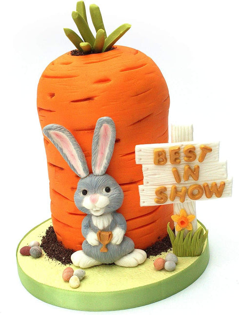 Katy Sue Easter Bunny Silicone Mold for Easter Cake Decorating & Craft. An Easter Bunny Animal Mold. Use with Fondant, Sugar Paste, Chocolate, & A...