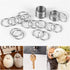 100PCS Split Key Rings Bulk for Keychain and Crafts Keychain Rings (Silver 25mm)...