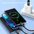 4FT Multi Splitter Charging Cable,3 in 1 Multi Charging Cable Black Nylon Cord,USB C to Lightnning + USB-C + Micro Port for Apple i-Phone 14/13,iP...