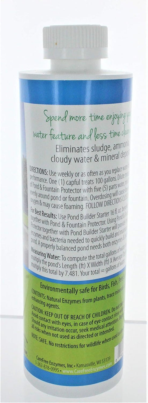 CareFree Enzymes 95562 Fountain Protector Pond Water Clarity...