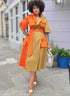 Know Me Misses' and Women's Color Block Wrap Dress Sewing Pattern Packet by Keechii B Style, Design Code ME2020, Sizes 20W-22W-24W-26W-28W...