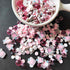 Pink Bubble Tea Pearls,Polymer Clay Sprinkle Mix (NOT EDIBLE)...