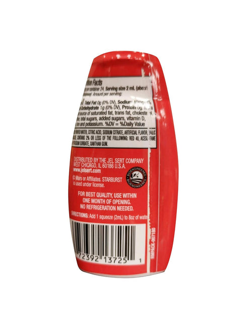 Starburst Singles To Go Liquid Water Enhancer, 1.62 Fl. Oz (1-Pack), Cherry, Low Calorie, Zero Sugar Drink Enhancer...