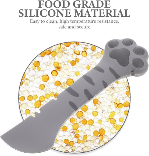 ULTECHNOVO 5pcs Cartoon Opener Multifuctional Cat Multi- Functional Opener: Storage Accessory Spoon Short Manual Food Feeder Dogs Pet Handle Table...