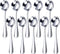 HANSGO 10PCS Mini Coffee Spoons, 4.6 Inch Demitasse Espresso Spoons Small Stainless Steel Tea Spoon for Cake Ice Cream Dessert Food Sample Cocktai...