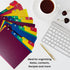 25 A-Z Tabbed 4x6 Index Card Guides in 5 Colors Durable Poly Note Divider Organizer Recipes Office School Home...