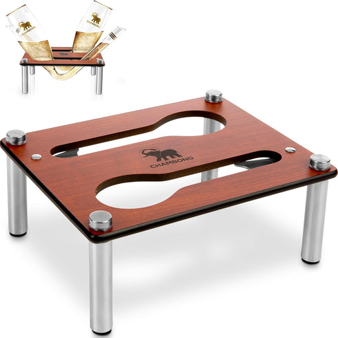 Chambong – Holder for Easy Refills - Premium Wood Stand Holds 2 Pieces...
