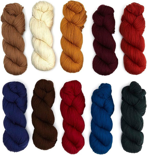 Meriwash - 100% Superwash Merino Wool Yarn 100 Grams Hank DK Weight - Sourced Directly from Peru - Heavenly Soft and Perfect for Knitting and Croc...