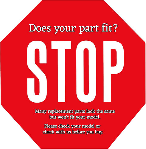 UPGRADED Lifetime Appliance 2206670W Overflow Grille Compatible with Whirlpool Refrigerator