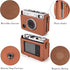 Rieibi Instax Mini EVO Case - Vintage PU Leather Protective Case for Fuji Instax Mini EVO Instant Camera - Removable Case with Adjustable Shoulder...