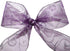Morex Ribbon 7416.60/50-610 Swirl 2.5" X 50 YD Nylon Sheer Curling Wired Glitter Ribbon, Purple/Silver, Holiday Ribbons for Crafts and Christmas D...