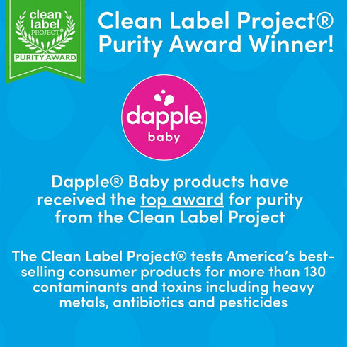 Dapple Baby Dishwasher Pacs, Hypoallergenic Dishwasher Pods Powered by Plants, Removes Milk Residue & Odor on Dishes, Baby Bottles & Kitchenware, ...