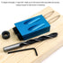 QWORK 15 Degree Pocket Hole Jig Kit, Woodworking Inclined Hole Jig, Carpentry Locator Wood Woodwork Guides Joint Angle Tool...