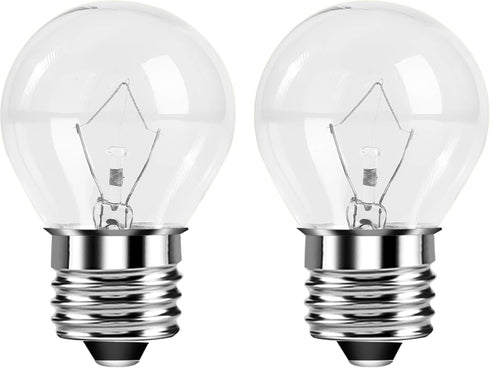 Appliance Oven Light Bulb 40W for Refrigerator Over Hood Stove Microwave Replacement Bulb High Temperature Resistant A15 Incandescent E26 Medium B...