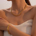 WOWORAMA Two Tone Gold Silver Cuban Link Chain Necklace Choker Unisex Chunky Chain Choker Necklace for Women Men, 18"...