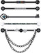 QWALIT Industrial Piercing Jewelry Industrial Piercing Industrial Earrings for Women Men 16g 14g Industrial Barbell Surgical Stainless Steel Scaff...