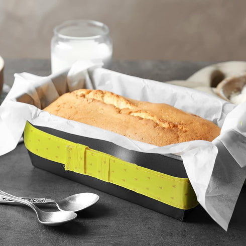Patelai 6 Pieces Bake Even Strips Cake Pan Dampen Strips Cake Pan Baking Strips Absorbent Thick Baking Tray Protection Strap for Clean Baking Edge...