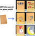 ALIMITOPIA 6pcs Travelers' Notebook Thread-bound Journal Diary Memo Pad,A6 Size & 30 sheets(Dot Gridding Pages)...