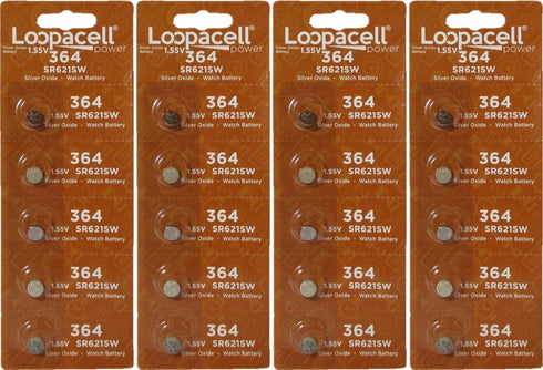 Watch Battery Button Cell SR621SW SR-621SW 364 (Pack of 20)...